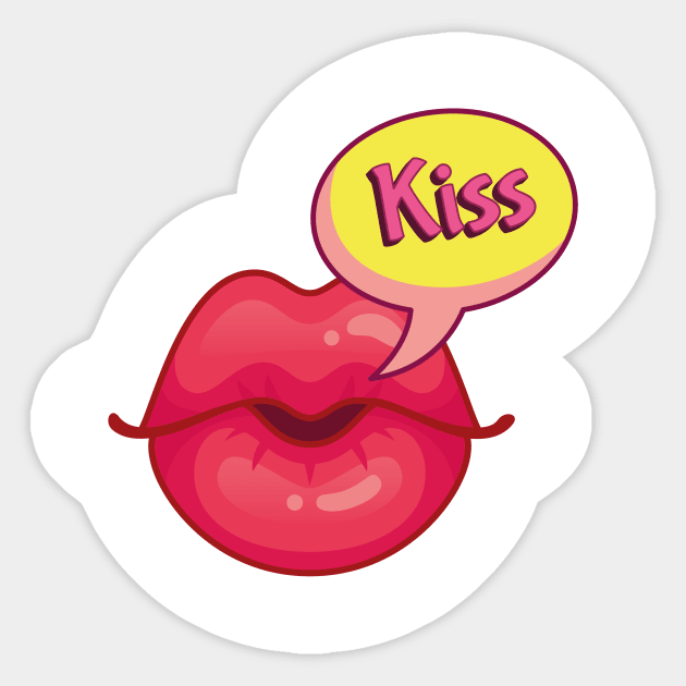 Kiss me cartoon outlet